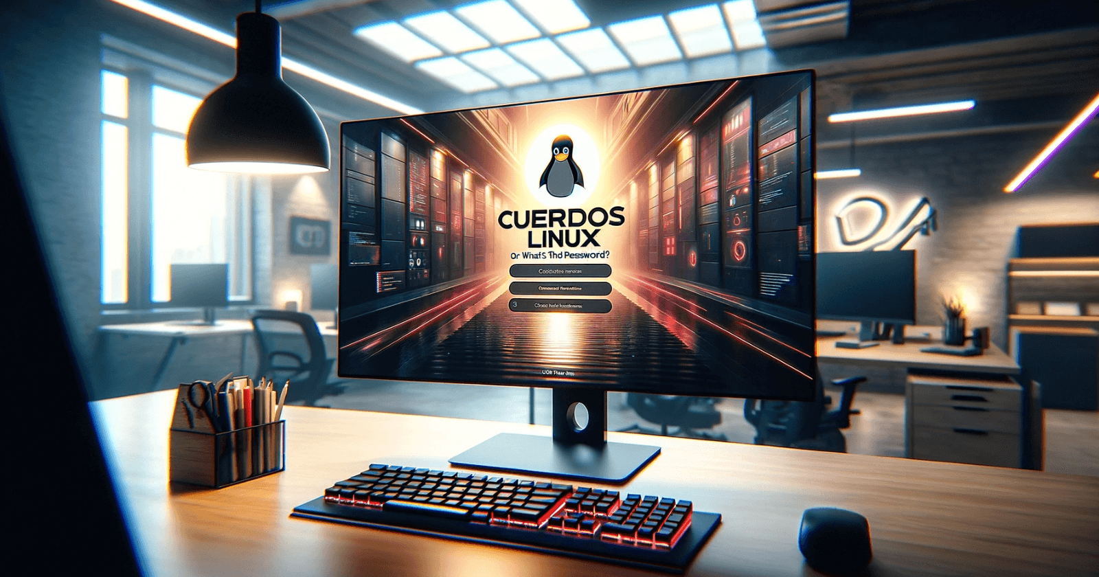 CuerdOS Linux: Logging In (or What's the Password?)